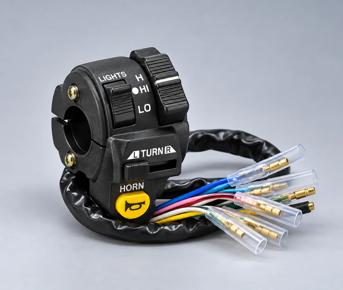 Atlas Honda Genuine Handlebar Switch for Honda CG125, front view