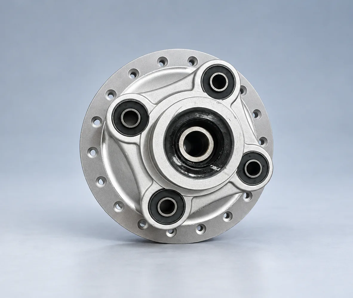 Atlas Honda Genuine Rear Wheel Hub for Honda CG125, front view