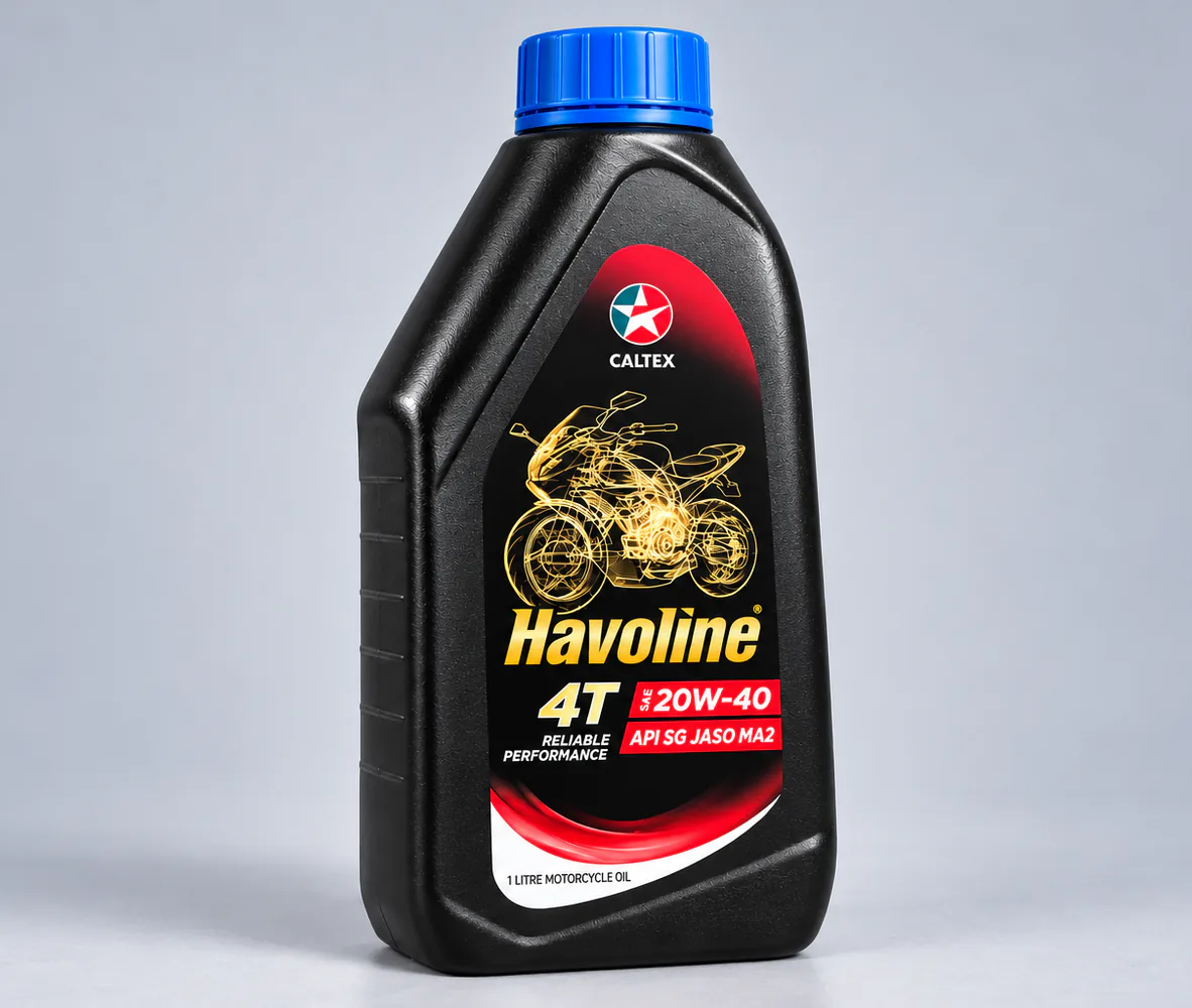 Caltex Havoline 4T 20W40 1L, front view