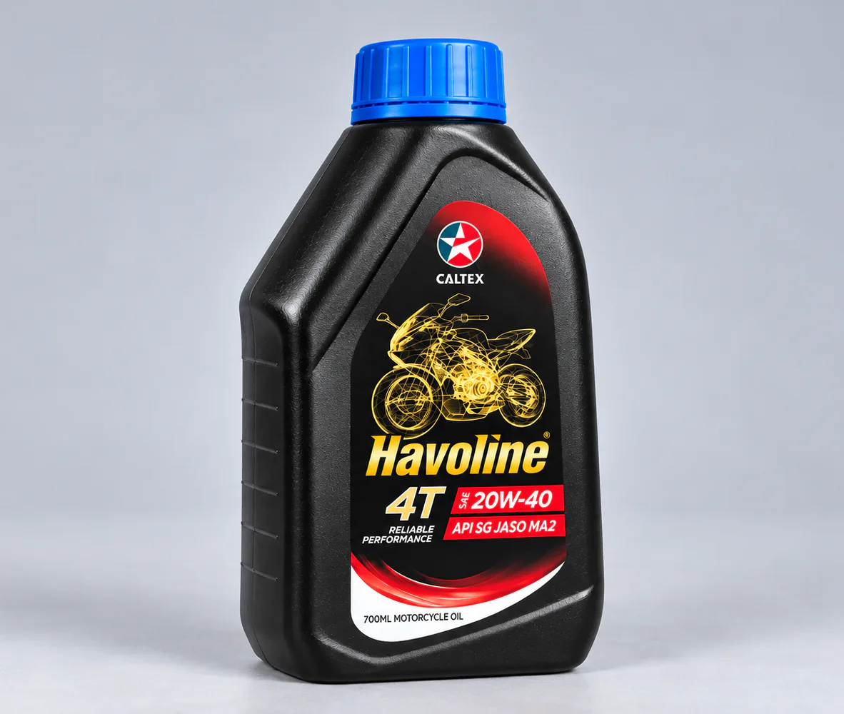 Caltex Havoline 4T 20W40 700ml, front view
