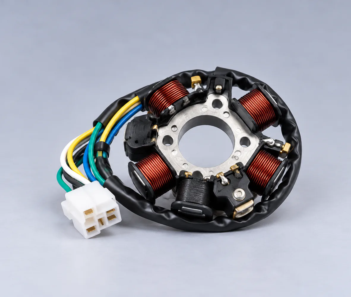 Crown Magnet Coil Ring for Honda CD70, front view