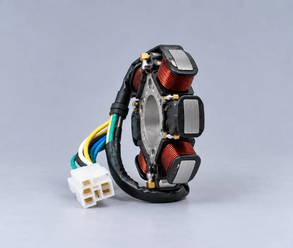 Crown Magnet Coil Ring for Honda CD70, side view