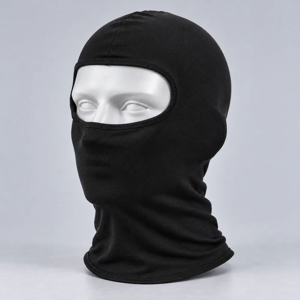 Full Face Motorcycle Balaclava – Black