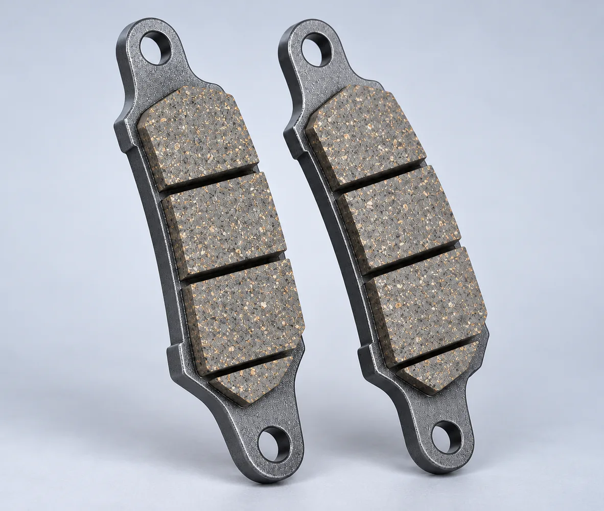 King Disc Brake Pads for Yamaha YBR 125, front view