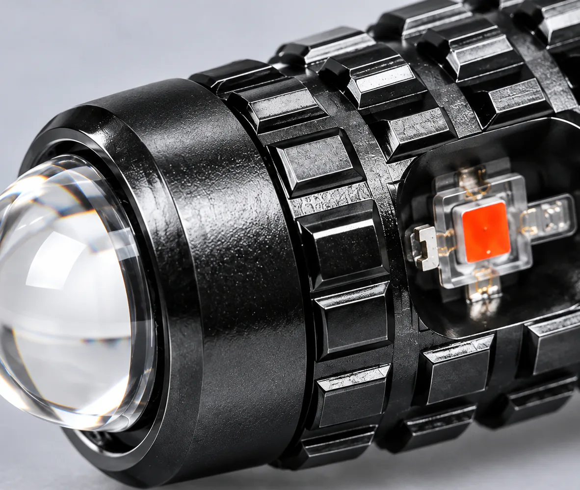 NS LED Projector Headlight Bulb, close-up