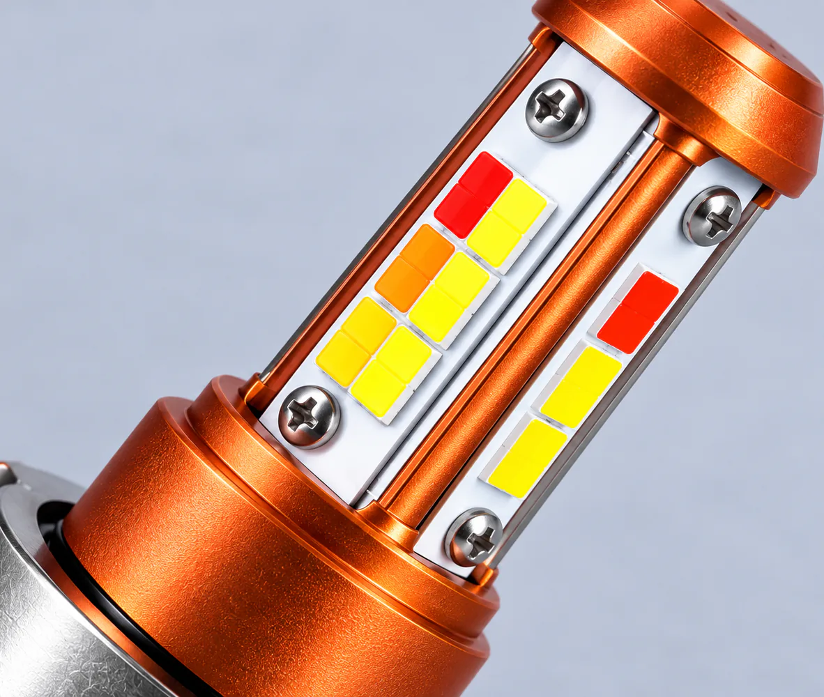 REGO Racing M4 LED Headlight Bulb 30W, close-up