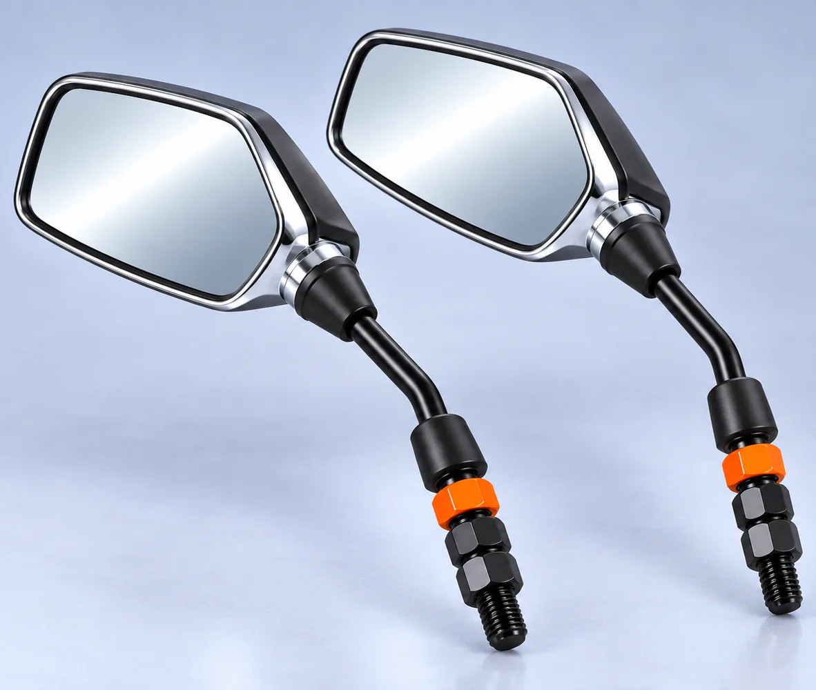 Side Mirror Set for Honda CG150 and CB150F, front view