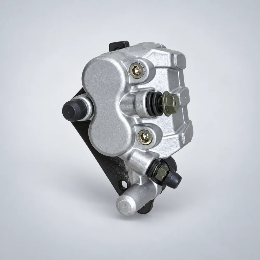 Twin-Piston Disc Brake Caliper with Mounting Bracket