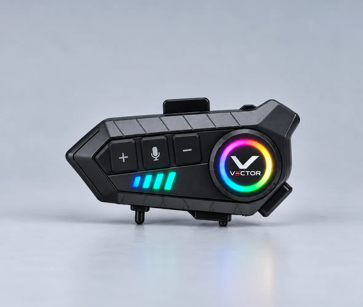 Vector Bluetooth 5.3 Helmet Headset, front view