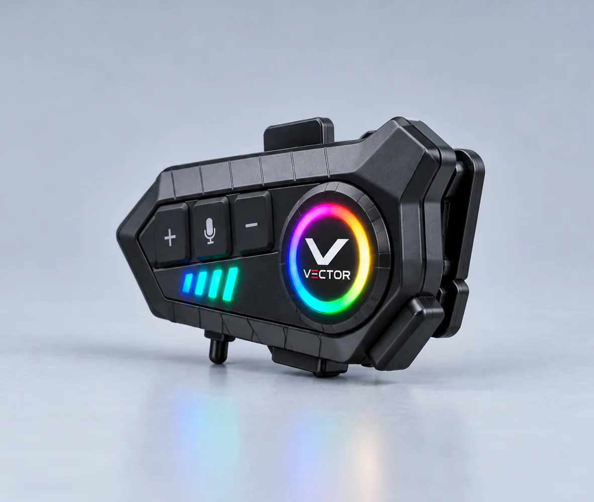 Vector Bluetooth 5.3 Helmet Headset, side view