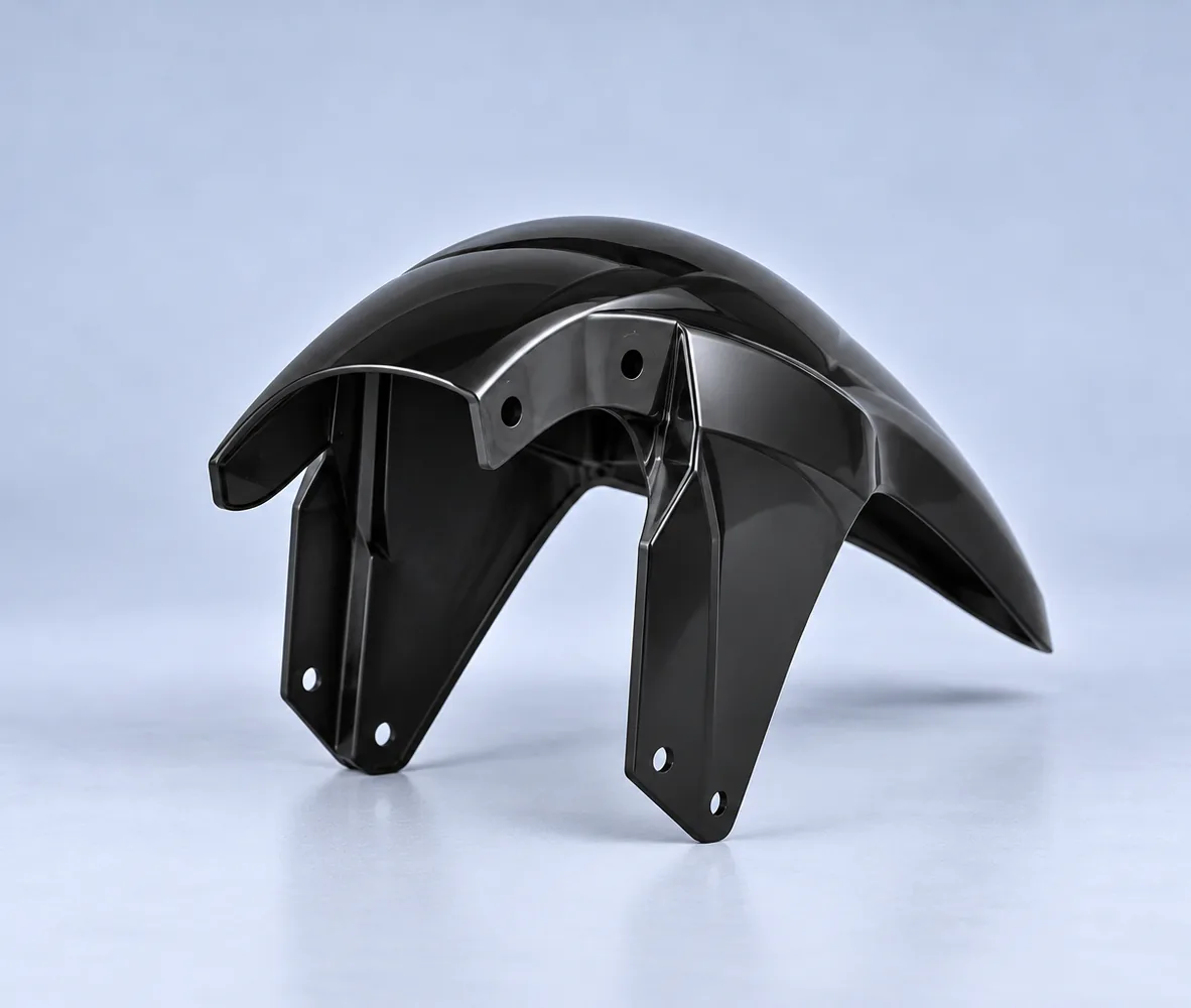 Yamaha Genuine Front Fender for Yamaha YBR 125G, close-up